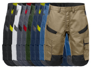 fristads-stretch-performance-korte-broek-kleuren